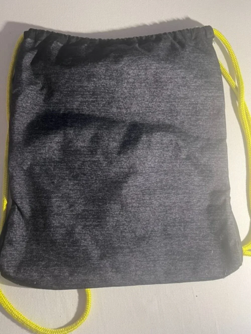 ADIDAS Rumble‎ II Sackpack durable drawstring black gray yellow gym travel
